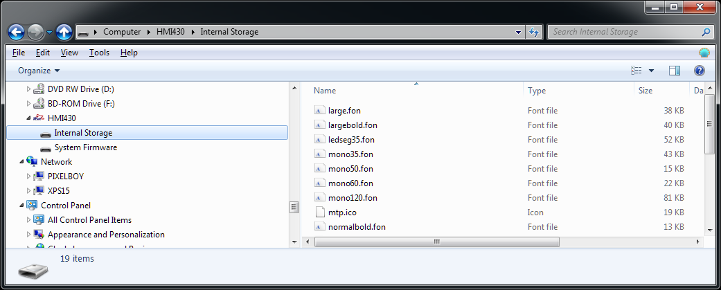 HMI430 File System