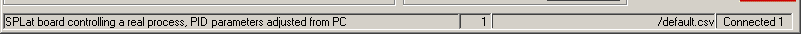 PIDassist status bar