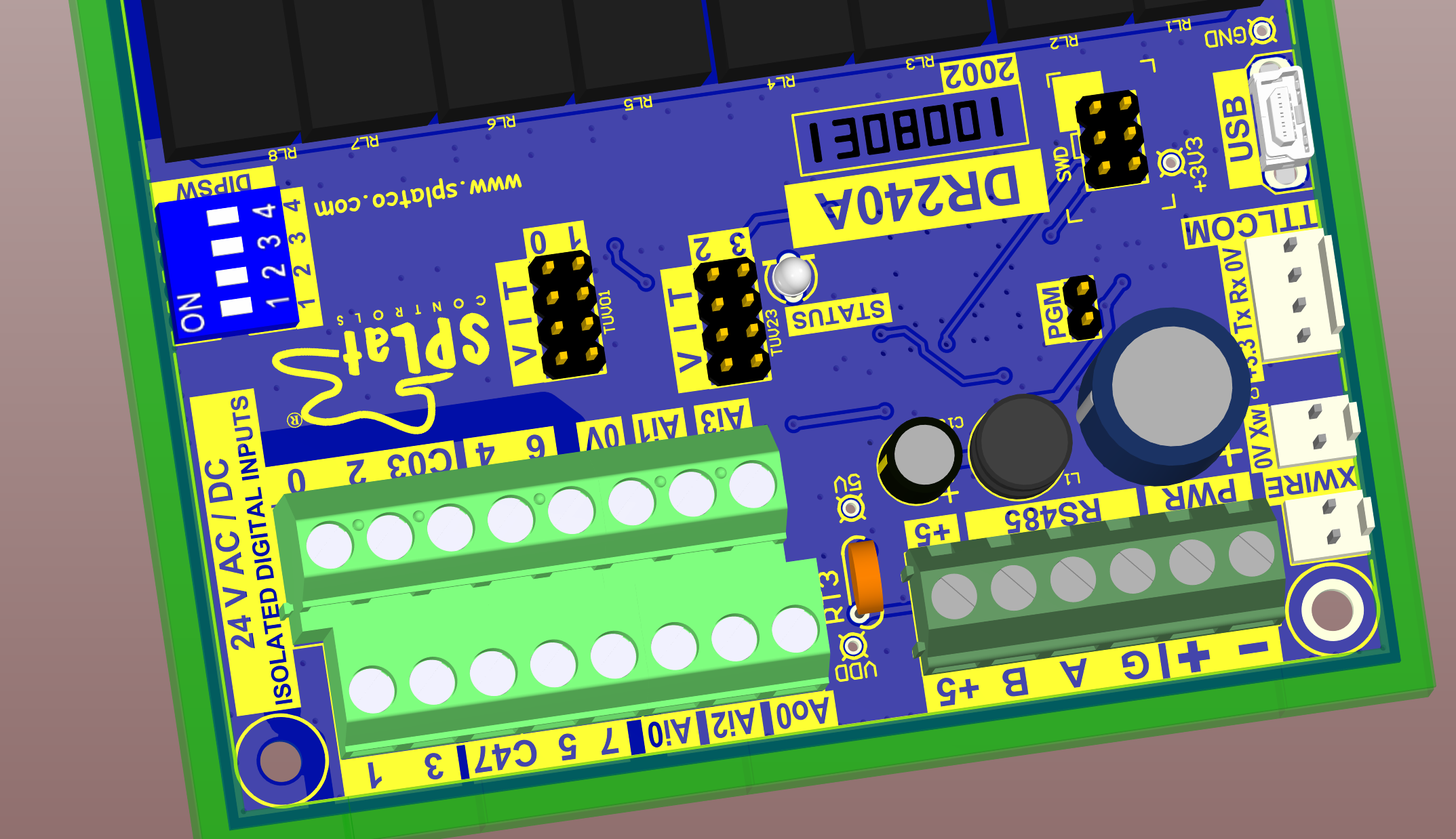 DR240A inputs